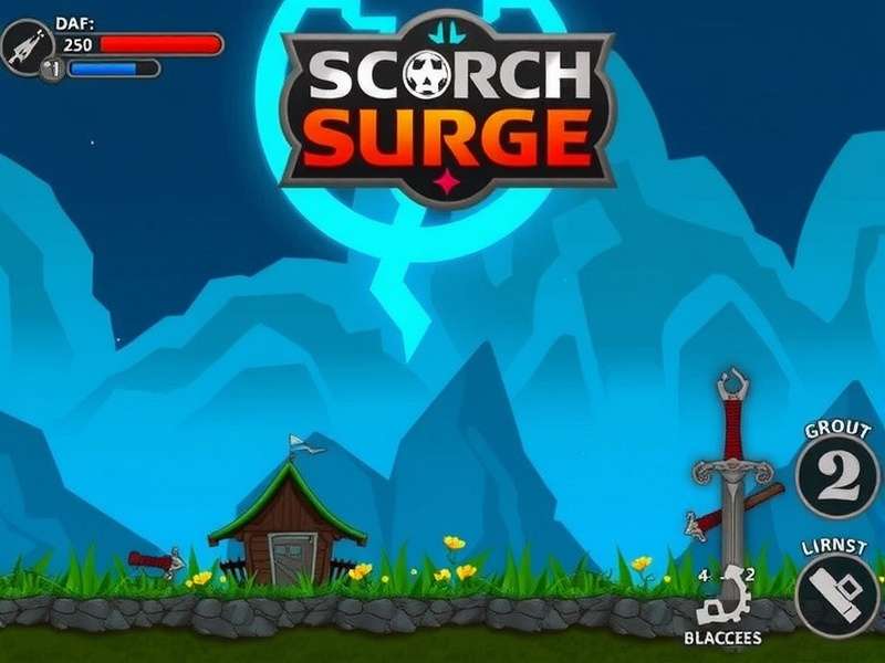 Scorch Sword Surge Gameplay Screenshot